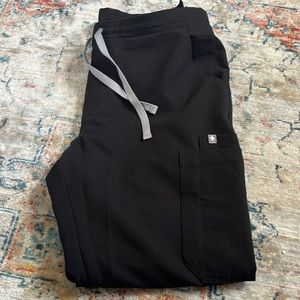 Figs technical collection black scrub bottoms